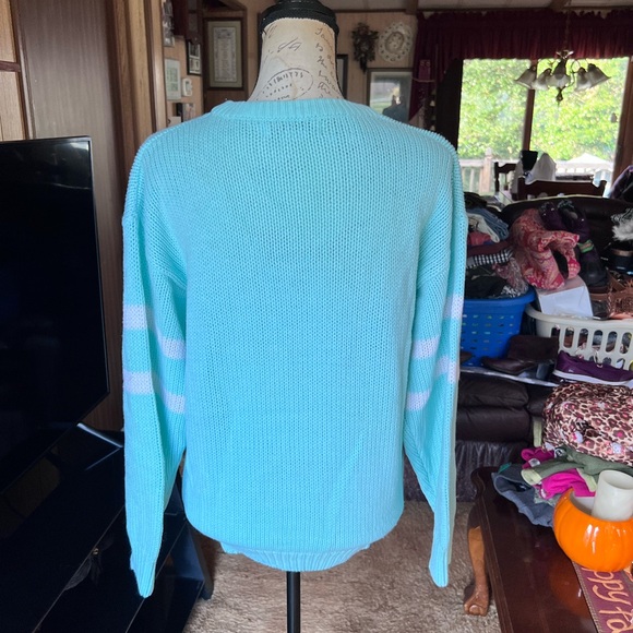 Vintage Teddy Bear Sweater Bear Heart J. J. Fargo Crew Neck 90's. - Picture 6 of 15